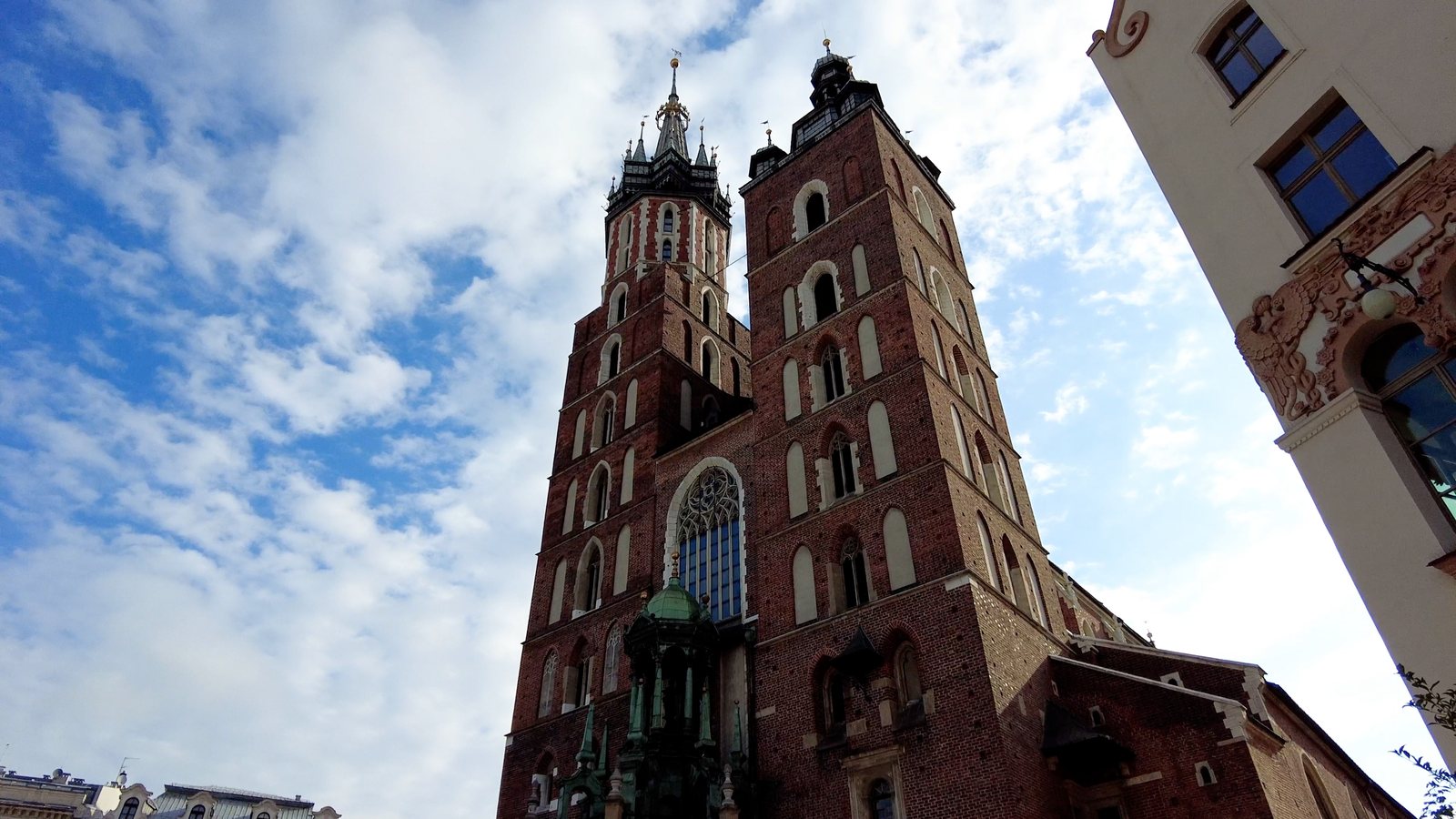 Colorful buildings in Poland